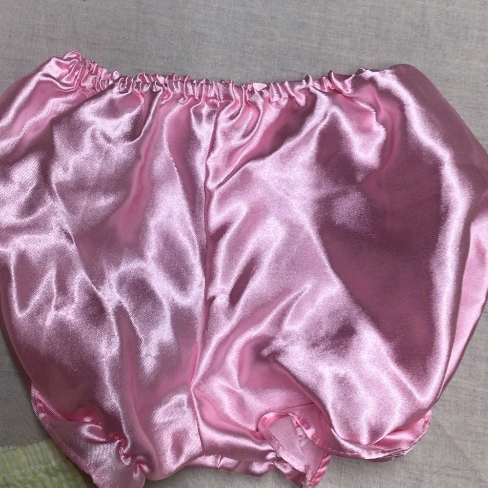 Pink and Green Kids Bloomers Set